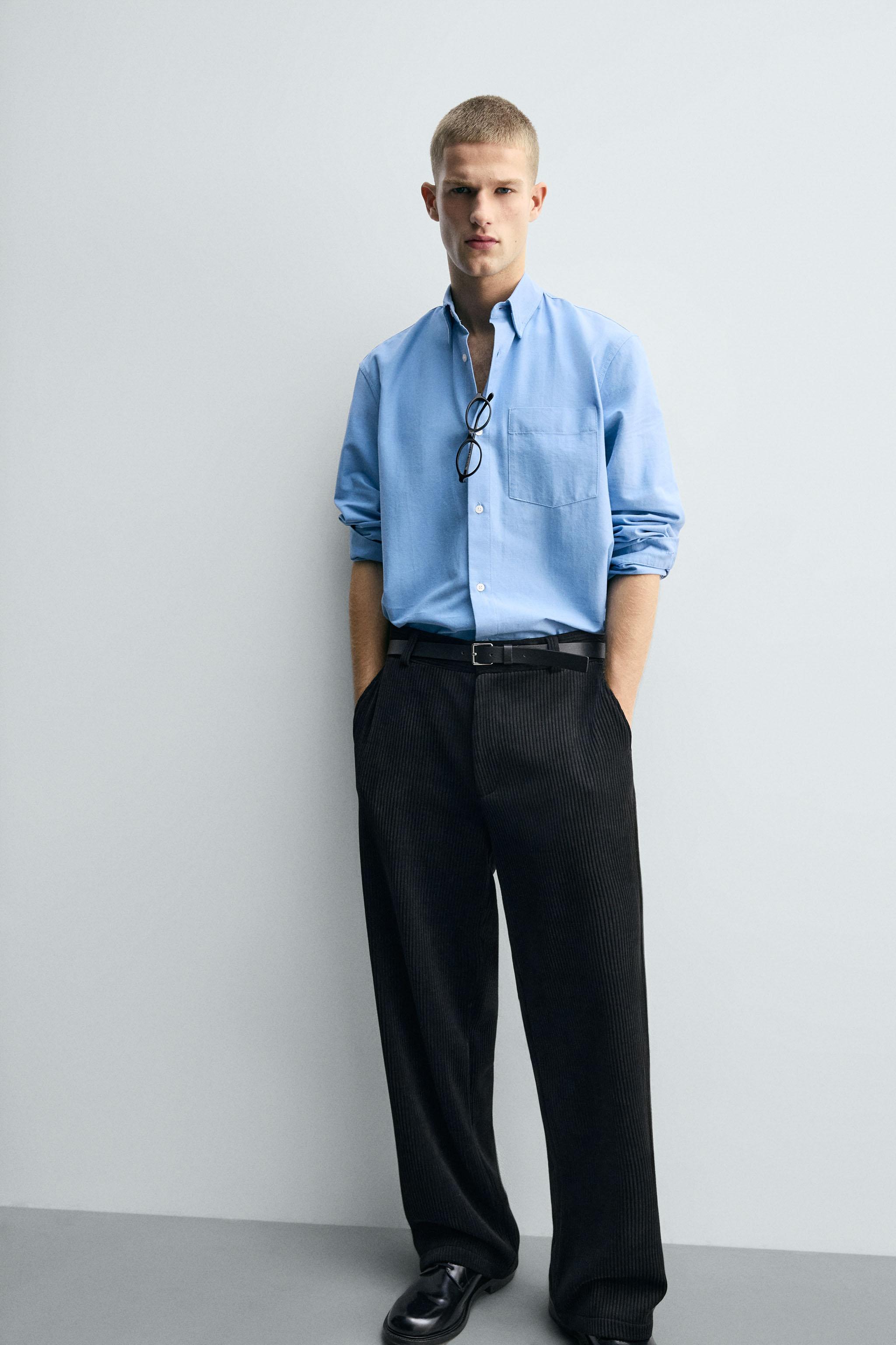 WIDE FIT CORDUROY PANTS